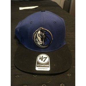 Dallas Mavericks '47 Brand snapback Boreland Captain Adjust Hat Great Condition